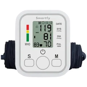 Medidor de Pressão Smartfy CardioSense ADP01 - Para Braço - Branco