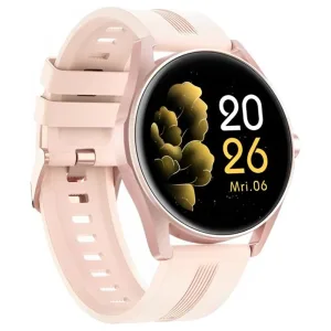 Smartwatch G-Tide R3 - Bluetooth - A prova d'água - Com Pulseiras Extra - Rosa