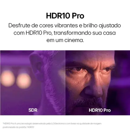 Smart TV LG 32LR600B HD 32 WebOS ThinQ AI com Alexa e Processador a5 Ger6