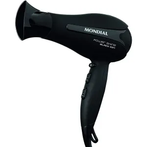 Secador de Cabelo Mondial Power Shine Black Ion SC-13 - 2000W - 220V - 50/60Hz - Preto