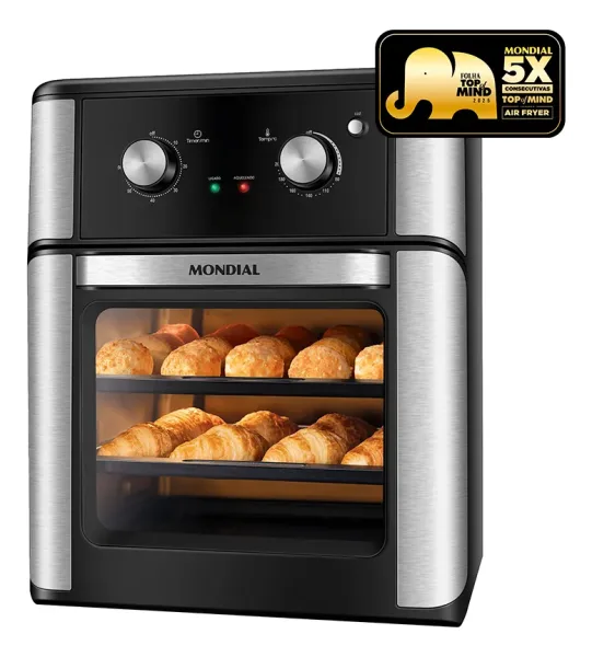 Fritadeira Air Fryer Forno Oven 12l Mondial