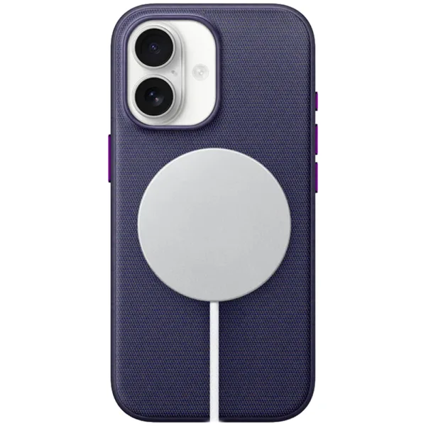 Capa Protetora Apple TechWoven Case Magsafe - Para Iphone 17 - Poliéster - Azul Lilás
