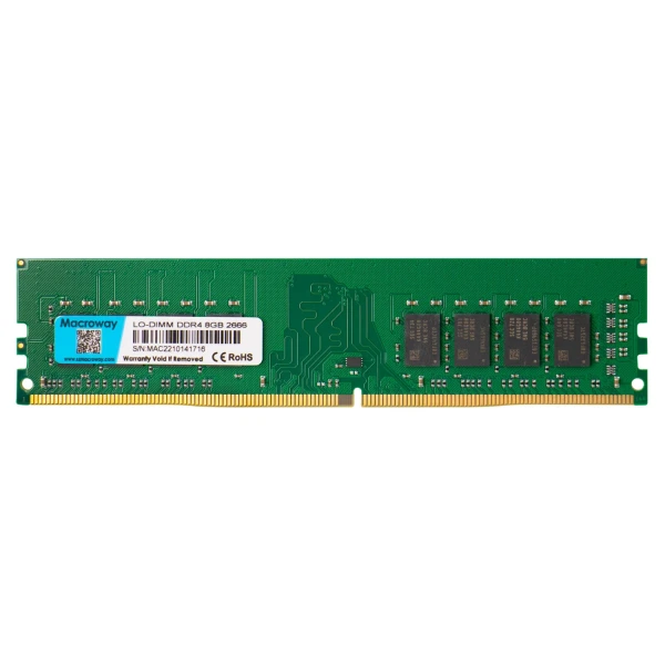 Memória RAM Macroway LO-DIMM - 8GB - DDR4 - 2666MHz - Para PC