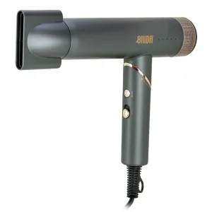 Secador de Cabelo Onida FastDry ON-6001 - 1800W - Dobrável - Bivolt - Cinza