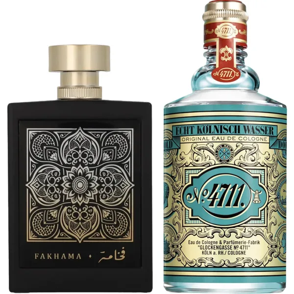 Kit Perfume Assala Prime Fakhama + Colônia 4711 Original - Unissex - 100ML + 200ML