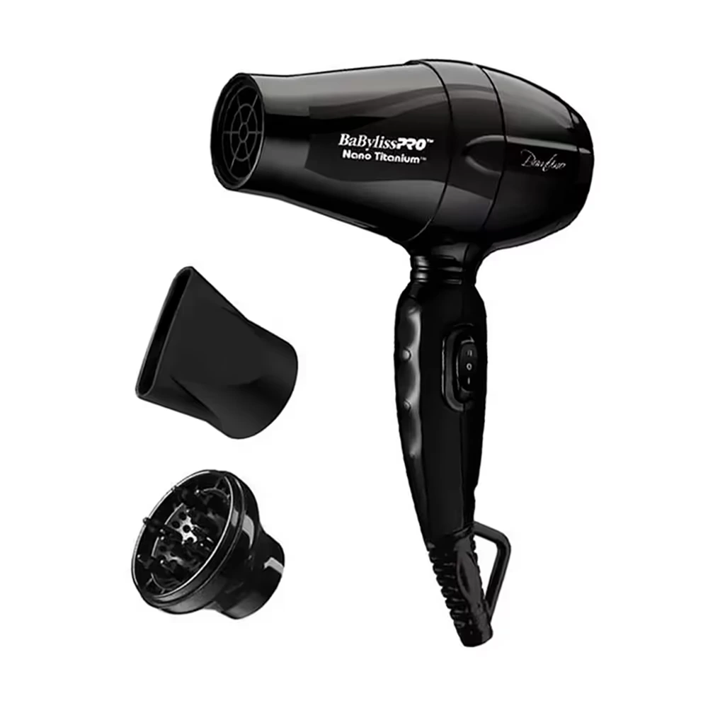 Secador de Cabelo Babyliss Pro Nano Titanium Bambino BNT5510UZ - 1200W - Bivolt - Preto