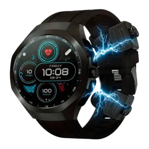 SmartWatch G-Tide R9 Edge - Bluetooth - À Prova D'água - Com Pulseiras Extra - Cinza