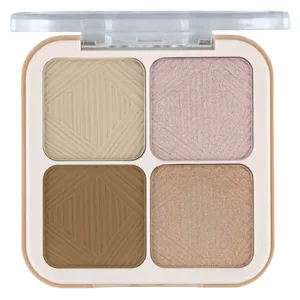 Paleta de Sombras Miss Rose Professional Make-Up 7003-070N3 - 4 Cores - 12Gr