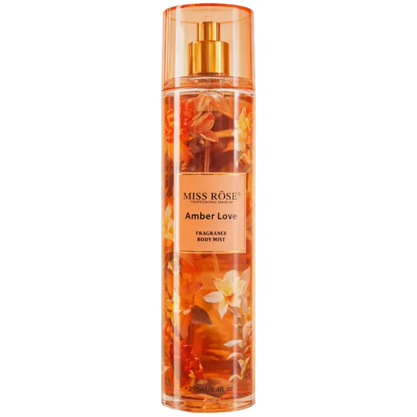 Colônia Body Mist Miss Rôse - 250ML - Amber Love