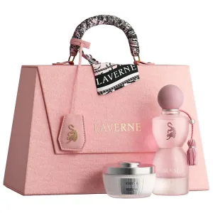 Kit Laverne Riyadh Sense By Georgina Rodriguez - 2 em 1 - Perfume EDP 75ML + Pó Corporal 65Gr + Estojo