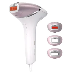 Depilador Elétrico Philips Lumea IPL Hair Removal 8000 BRI-947/00 - Bivolt - Branco e Rosa