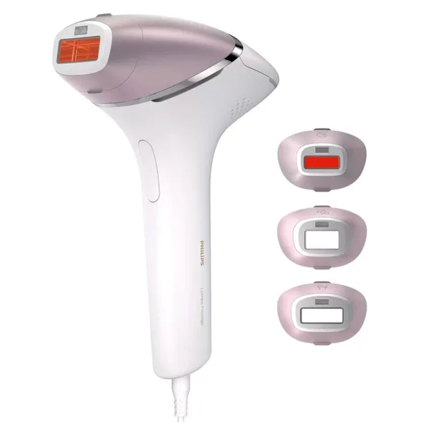 Depilador Elétrico Philips Lumea IPL Hair Removal 8000 BRI-947/00 - Bivolt - Branco e Rosa
