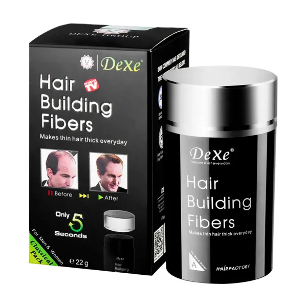 Fibra Capilar Dexe Hair Building Fibers - No.1 Black - 22GR