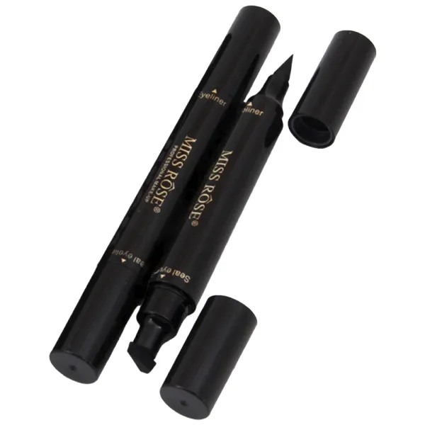 Delineador Miss Rôse Magic Eyeliner & Seal Eyeliner 7402-030H - À Prova D'água - Preto - 4Gr