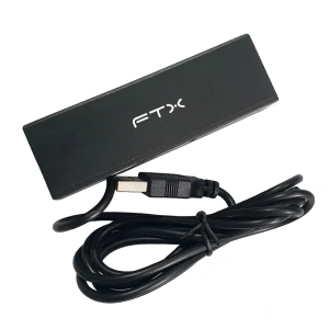 Leitor de Cartaõ Magnético FTX MCR-10 - Com Cabo - Preto