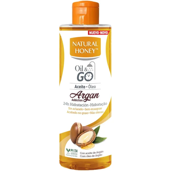 Óleo Corporal Natural Honey Oil & Go Argan - 250mL