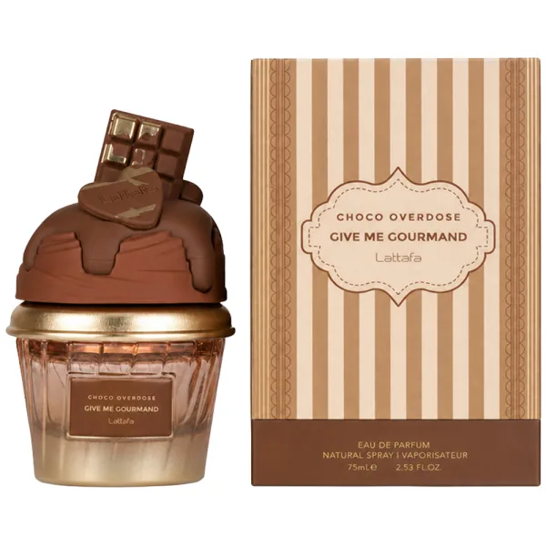 Perfume Lattafa Give Me Gourmand Choco Overdose - Eau de Parfum - Feminino - 75ML