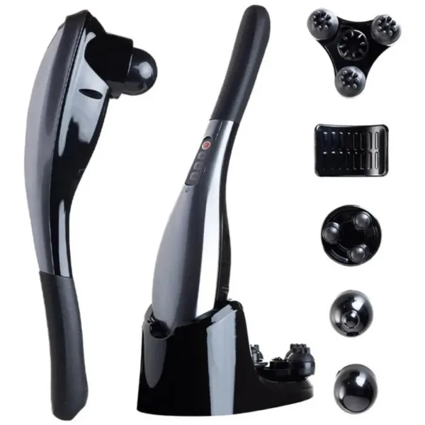 Massageador Elétrico Quanta Nova Touch QTMI26 - 5 em 1 - Recarregável - Preto