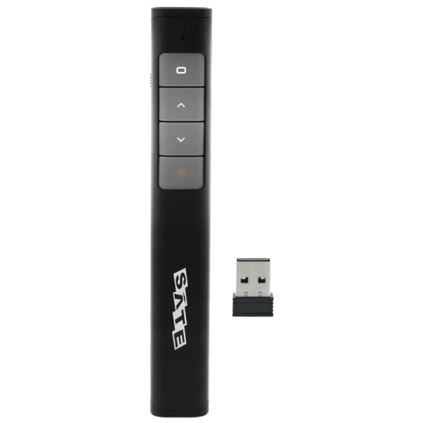 Apresentador de Slides Satellite LR-28R - Com Laser - Wireless - Recarregável - Preto