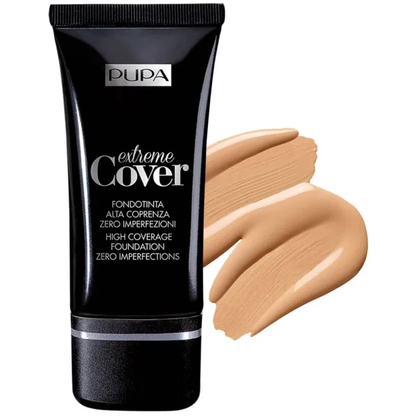 Base Líquida Pupa Milano Extreme Cover - SPF 15 - 040 Medium Honey - 30ML