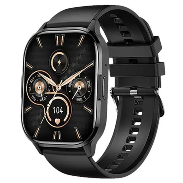 Smartwatch G-Tide S3 Pro - Bluetooth - A prova d'água - Com Pulseiras Extra - Preto