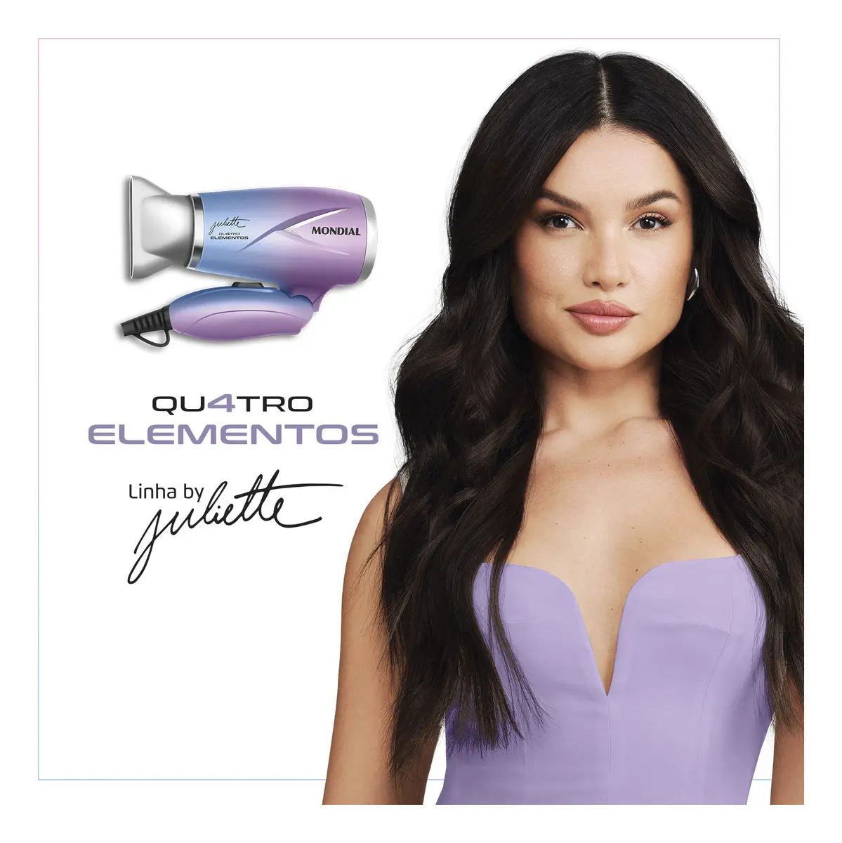 Secador de Cabelo By Juliette Mondial 1200W - SCT-JU-03