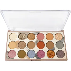 Paleta de Sombras Miss Rôse Eyeshadow 7001-018M2 - #02 - 21.6Gr - 18 Cores