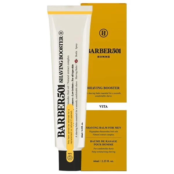 Creme de Barbear Barber501 Shaving Booster Smoothie Vita - Hippophae Rhamnoides Fruit Oil - 66ML