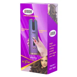 Modelador de Cachos Onida ON-7045 - 34W - 200°C - Sem Fio - Roxo e Azul