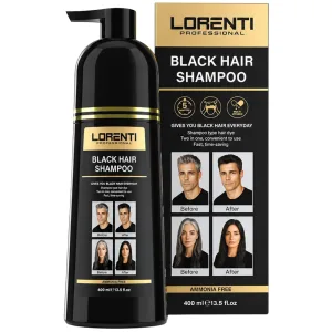 Shampoo Colorante Lorenti Black Hair Shampoo - 400ml