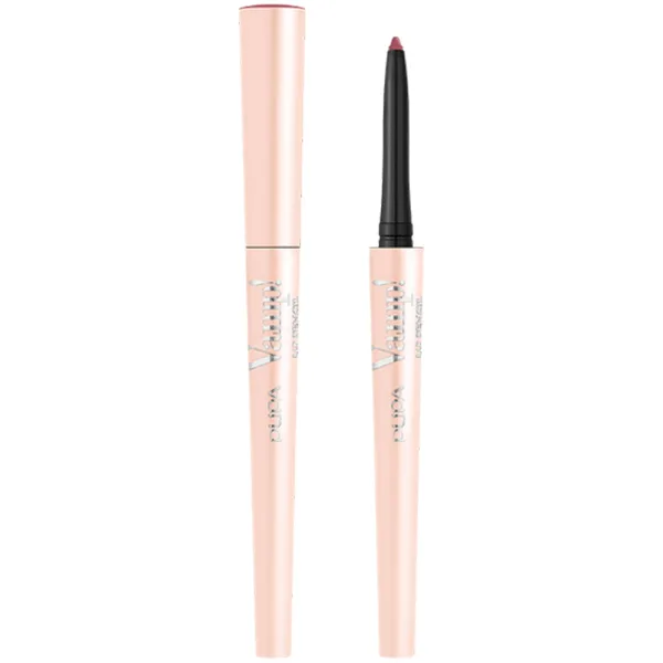 Lápis Labial Retrátil Pupa Milano Vamp! - 2 em 1 - À Prova D'água - 006 Tea Rose - 0.35Gr