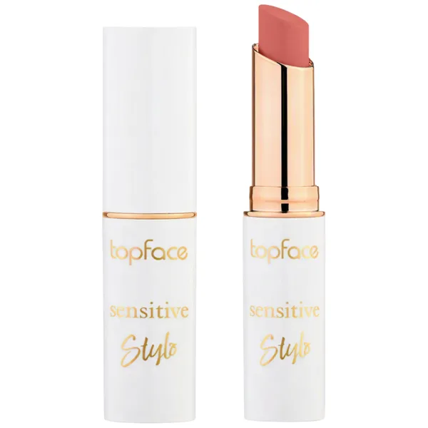 Batom TopFace Sensitive Stylo Lipstick PT157 - 006 Pinky Charm - 3.5Gr