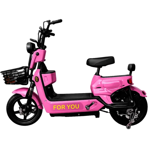 Bicicleta Elétrica For You Bike Pro - 500W - 45km/h - Rosa