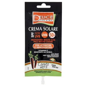 Protetor Solar Delice Solaire Crema Solare Carota Nera - SPF 50+ - 50mL