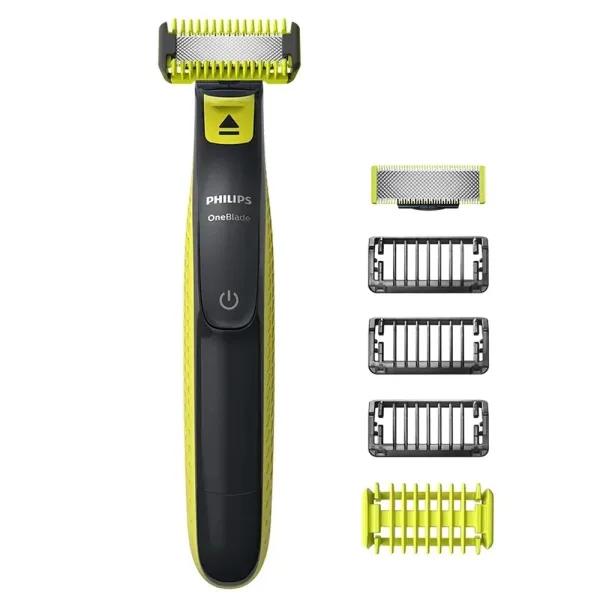 Barbeador Elétrico Philips Oneblade QP2824/10 - Recarregável - Preto e Verde