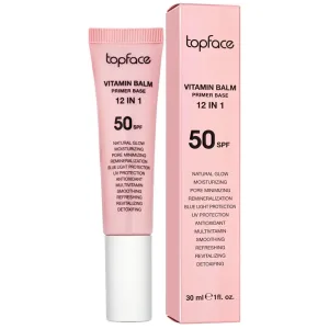 Base TopFace Vitamin Balm Primer Base - 12 em 1 - SPF 50+ - 30mL