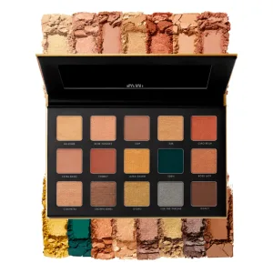 Paleta de Sombras Milani Glided Gold ESK-110 - 15 Cores