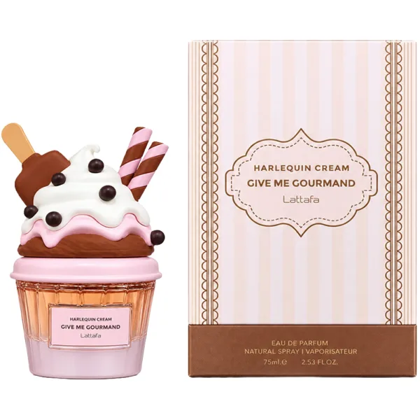 Perfume Lattafa Give Me Gourmand Harlequin Cream - Eau de Parfum - Feminino - 75ML