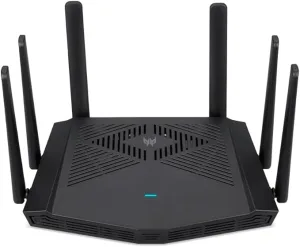 Roteador Acer Predator Connect W6x Wi-Fi 6 AX6000 de banda dupla Quad-core A53