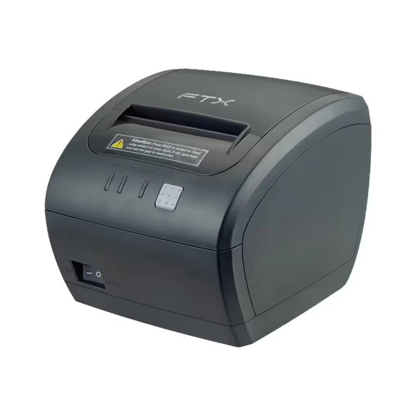 Impressora Térmica FTX FTXP-80W - RED/USB/WIFI/RJ-11 - 80 mm - Bivolt - Preto