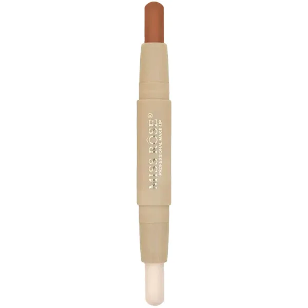 Iluminador e Contorno em Bastão Miss Rose 002Z1 - 2 em 1 - #06 - 30mL
