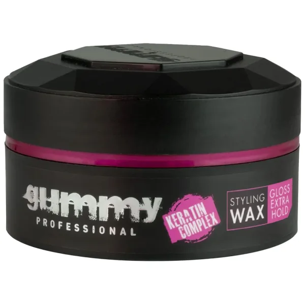 Cera Capilar Gummy Professional Keratin Styling Wax - Gloss Extra Hold - 150mL