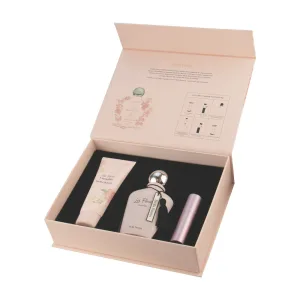 Kit Stella Dustin Les Fleurs Camellia - 3 em 1 - Perfume EDP 100ML + Loção Corporal 100ML + Refil Recarregável 5ML