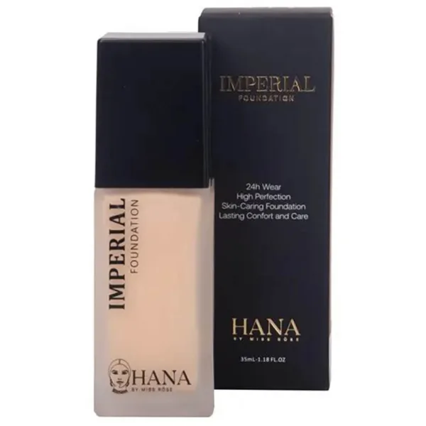 Base Líquida Hana Imperial Foundation By Miss Rose CR7601-074MR3 - MR03 - 35ML