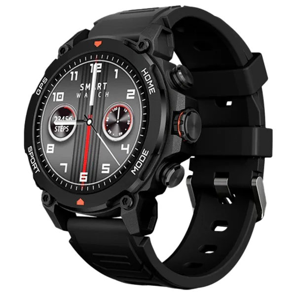 Smartwatch FTX G6 FTXG6-BB - Bluetooth - 57MM - A prova d'água - Com Pulseiras Extra - Preto