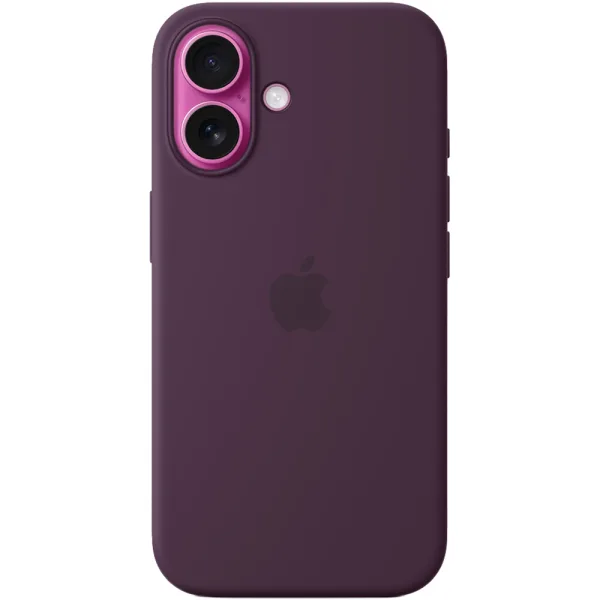 Capa Protetora Apple Leather Case Magsafe - Para Iphone 16 - Couro - Roxo