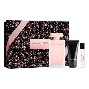 Kit Narciso Rodriguez For Her XMS24 - 3 em 1 - Perfume EDT 100ML + Perfume EDT 10ML + Loção Corporal 50ML
