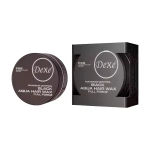 Cera Capilar Dexe Aqua Hair Wax - Maximum Control Black - 150GR