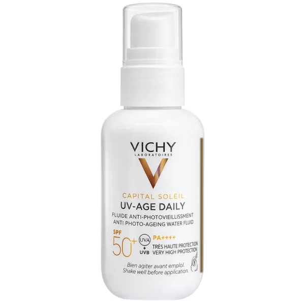 Protetor Solar Vichy Capital Soleil UV-Age Daily - Com Cor - SPF 50+ PA++++ - 40ML