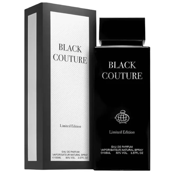 Perfume Fragrance World Black Couture Limited Edition - Eau de Parfum - Masculino - 105ML